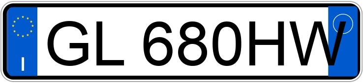 Numer rejestracyjny GL680HW posiada AUDI A4 5a serie