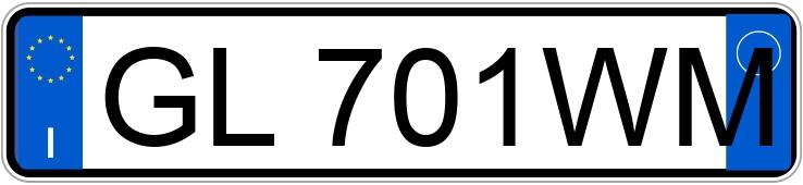 Numer rejestracyjny GL701WM posiada FORD Puma