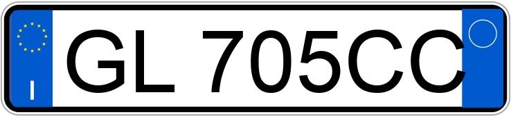 Numer rejestracyjny GL705CC posiada MAZDA Mazda6 3a serie