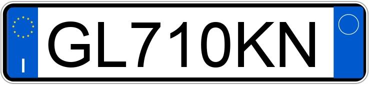 Numer rejestracyjny GL710KN posiada LANCIA Ypsilon 3a serie