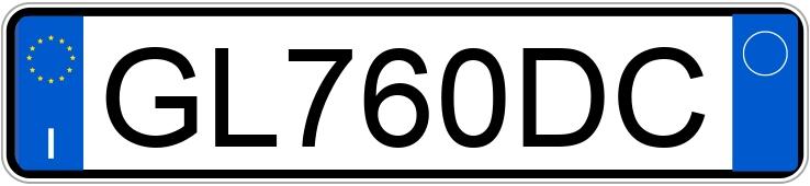 Numer rejestracyjny GL760DC posiada PORSCHE Panamera 2a serie