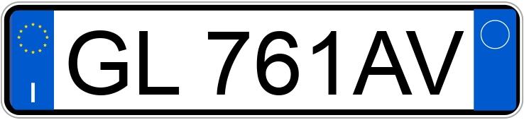 Numer rejestracyjny GL761AV posiada KIA Sportage 4a serie