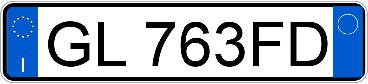 Numer rejestracyjny GL763FD posiada ALFA ROMEO Giulia