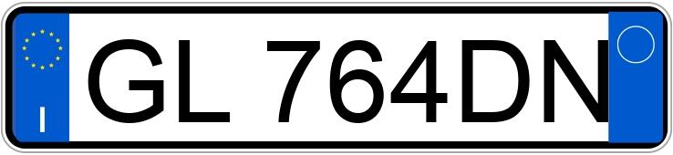 Numer rejestracyjny GL764DN posiada CITROEN C3 3a serie