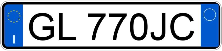 Numer rejestracyjny GL770JC posiada BMW 116D