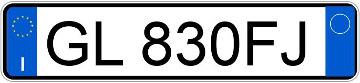 Numer rejestracyjny GL830FJ posiada JEEP Compass 2a serie