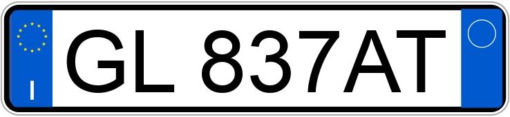 Numer rejestracyjny GL837AT posiada PEUGEOT 308