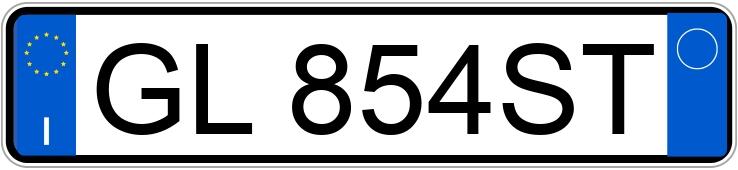 Numer rejestracyjny GL854ST posiada MERCEDES-BENZ A 180 D