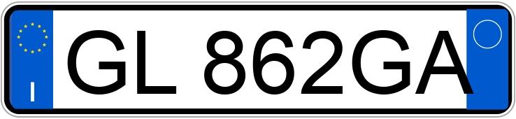 Numer rejestracyjny GL862GA posiada BMW Serie 5