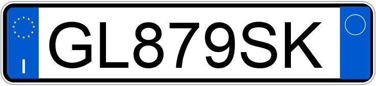 Numer rejestracyjny GL879SK posiada FIAT 500 Numer rejestracyjny GL879SK posiada FIAT 500