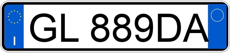 Numer rejestracyjny GL889DA posiada MERCEDES Classe C