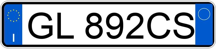 Numer rejestracyjny GL892CS posiada OPEL Corsa 6a serie