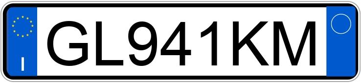 Numer rejestracyjny GL941KM posiada FIAT 500 Numer rejestracyjny GL941KM posiada FIAT 500