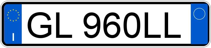 Numer rejestracyjny GL960LL posiada AUDI A1 2a serie