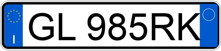 Numer rejestracyjny GL985RK posiada AUDI Q5 2a serie