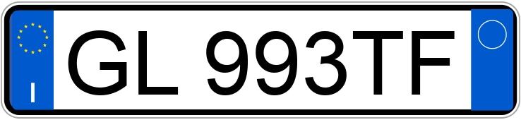 Numer rejestracyjny GL993TF posiada BMW X4