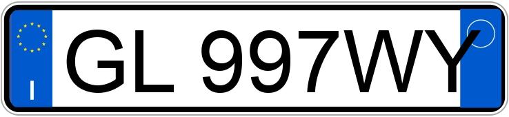 Numer rejestracyjny GL997WY posiada FIAT Panda 3a serie Numer rejestracyjny GL997WY posiada FIAT Panda 3a serie