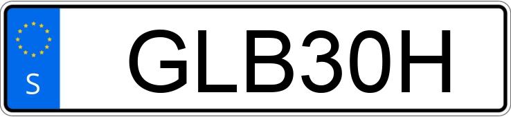 Numer rejestracyjny GLB30H posiada Xpeng G6