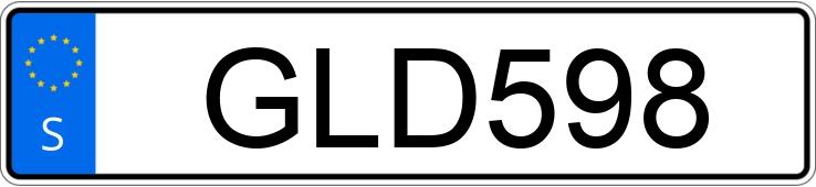 Numer rejestracyjny GLD598 posiada Toyota RAV4