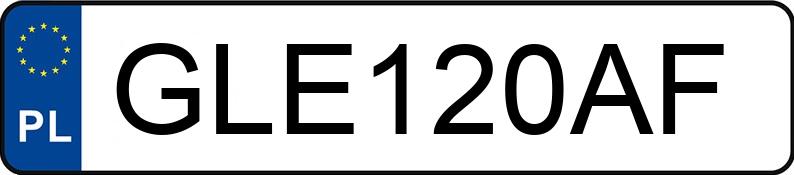 Numer rejestracyjny GLE 120AF posiada BMW 520D - GLE120AF