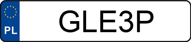 Registreringsnummeret GLE 3P har VOLKSWAGEN Transporter T4 TDi MR`96 2.7t Caravelle GL - GLE3P