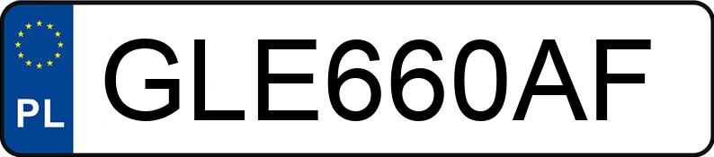 Numer rejestracyjny GLE 660AF posiada LEXUS LS 600h MR`06 E4 Superior - GLE660AF