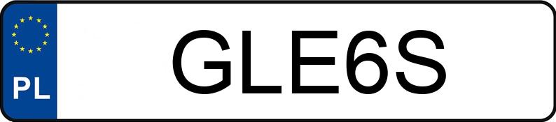 Numer rejestracyjny GLE 6S posiada VOLKSWAGEN 1600 TL - GLE6S