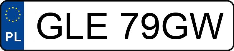 Numer rejestracyjny GLE 79GW posiada OPEL ASTRA - GLE79GW