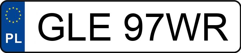 Il numero di registrazione GLE 97WR ha SKODA Octavia 1.9 TDI MR`01 E3 Run - GLE97WR