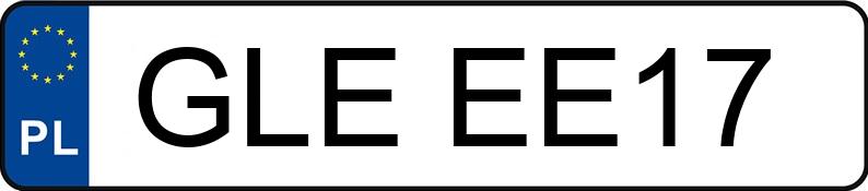 Numer rejestracyjny GLE EE17 posiada MERCEDES-BENZ S 500 L - GLEEE17 Numer rejestracyjny GLE EE17 posiada MERCEDES-BENZ S 500 L - GLEEE17