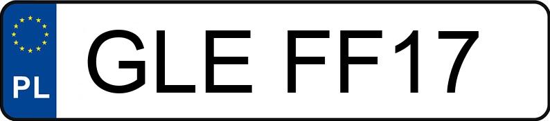 Numer rejestracyjny GLE FF17 posiada SKODA FABIA - GLEFF17 Numer rejestracyjny GLE FF17 posiada SKODA FABIA - GLEFF17