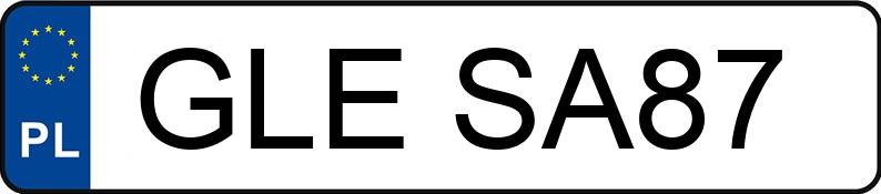 Numer rejestracyjny GLE SA87 posiada BMW 118D - GLESA87 Numer rejestracyjny GLE SA87 posiada BMW 118D - GLESA87