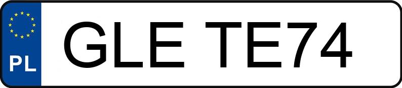 Numer rejestracyjny GLE TE74 posiada NISSAN PRIMASTAR - GLETE74