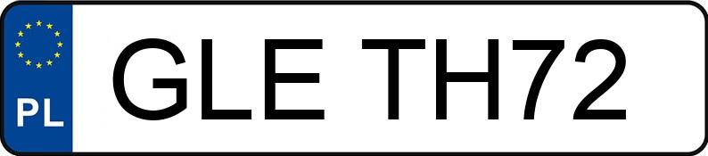 Numer rejestracyjny GLE TH72 posiada FORD FOCUS - GLETH72
