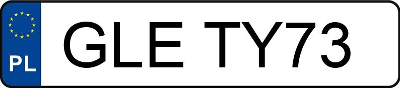 Numer rejestracyjny GLE TY73 posiada NISSAN PRIMERA - GLETY73 Numer rejestracyjny GLE TY73 posiada NISSAN PRIMERA - GLETY73
