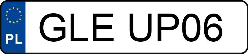 Numer rejestracyjny GLE UP06 posiada MAN TGL 12.250 4x2 BL N14 - GLEUP06