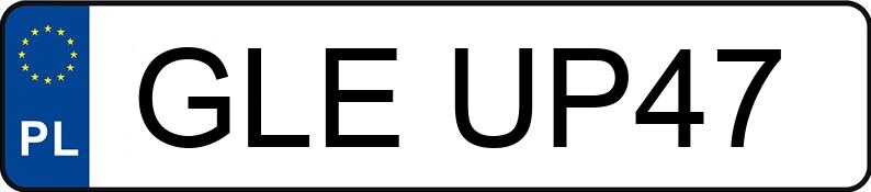 Numer rejestracyjny GLE UP47 posiada BMW 520 - GLEUP47