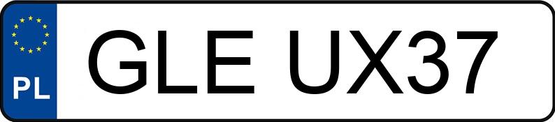 Numer rejestracyjny GLE UX37 posiada AUDI A6 Allroad TDI MR`06 E4 4F A6 Allroad TDI MR`06 E4 4F - GLEUX37