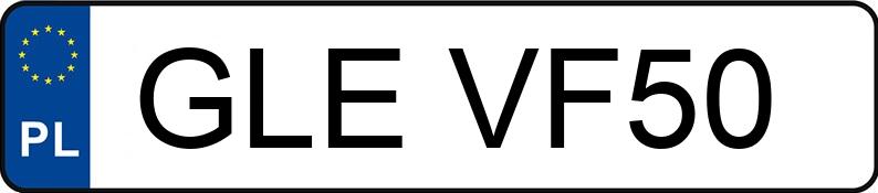 Numer rejestracyjny GLE VF50 posiada VOLKSWAGEN GOLF - GLEVF50