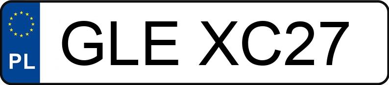 Numer rejestracyjny GLE XC27 posiada BMW 525 D - GLEXC27 Numer rejestracyjny GLE XC27 posiada BMW 525 D - GLEXC27