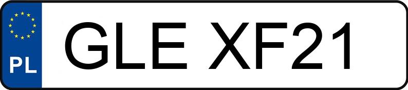 Numer rejestracyjny GLE XF21 posiada VOLKSWAGEN CADDY - GLEXF21