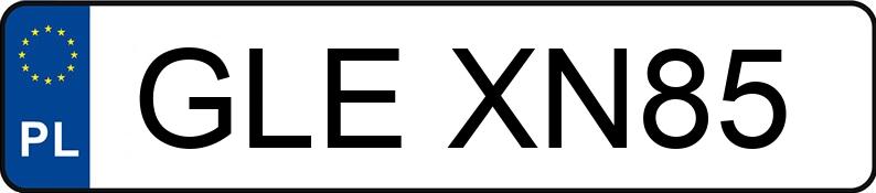 Numer rejestracyjny GLE XN85 posiada SAAB 9-3 Sport 2.0 MR`03 E3 t Linear - GLEXN85