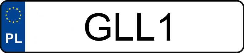 El número de registro GLL 1 tiene BMW 530 Diesel Kat. MR`01 E39 530 Diesel Kat. MR`01 E39 - GLL1
