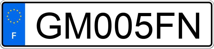 Numer rejestracyjny GM005FN posiada FORD RANGER IV