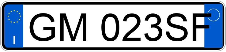 Numer rejestracyjny GM023SF posiada OPEL Mokka 2a serie