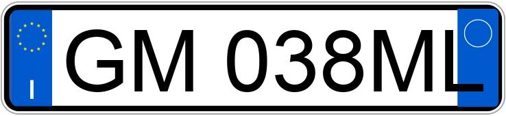 Numer rejestracyjny GM038ML posiada CITROEN C3 3a serie