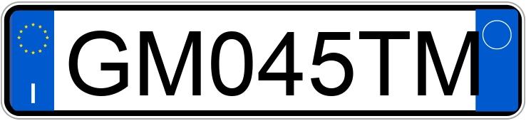 Numer rejestracyjny GM045TM posiada JEEP Renegade