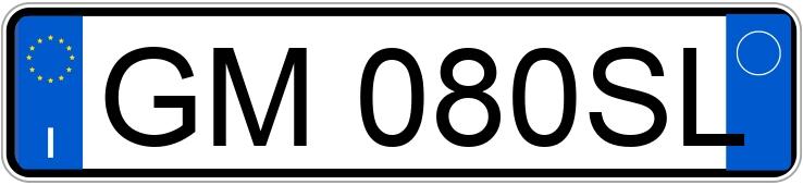 Numer rejestracyjny GM080SL posiada MINI Mini Full Electric