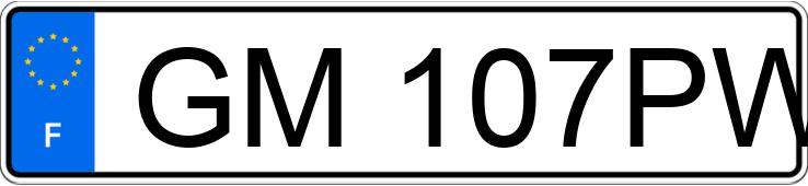 Numer rejestracyjny GM107PW posiada PEUGEOT 5008