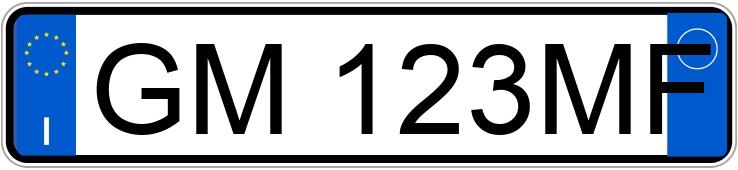 Numer rejestracyjny GM123MF posiada JEEP Renegade